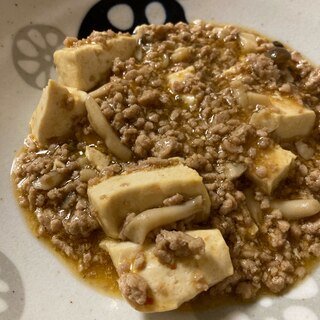 ぶなしめじでカサ増し！麻婆豆腐